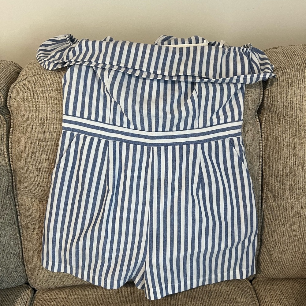 Pinstripe Jumpsuit